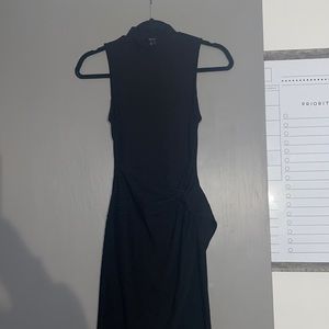 Forever 21 black midi dress